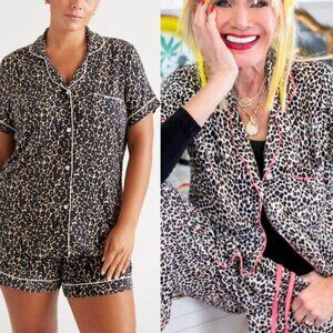 NWT BETSEY JOHNSON X KNIX Short Sleeve Modal Sleep Top Sz Small Pretty Kitty